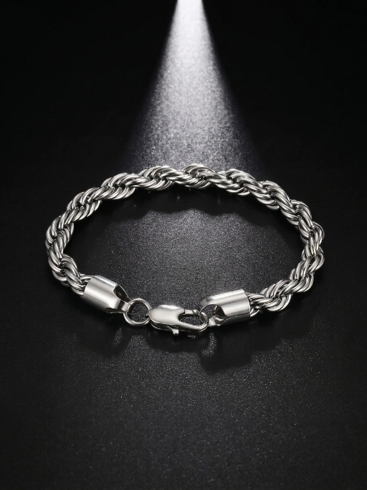 Rope Chain Bracelet | Silver