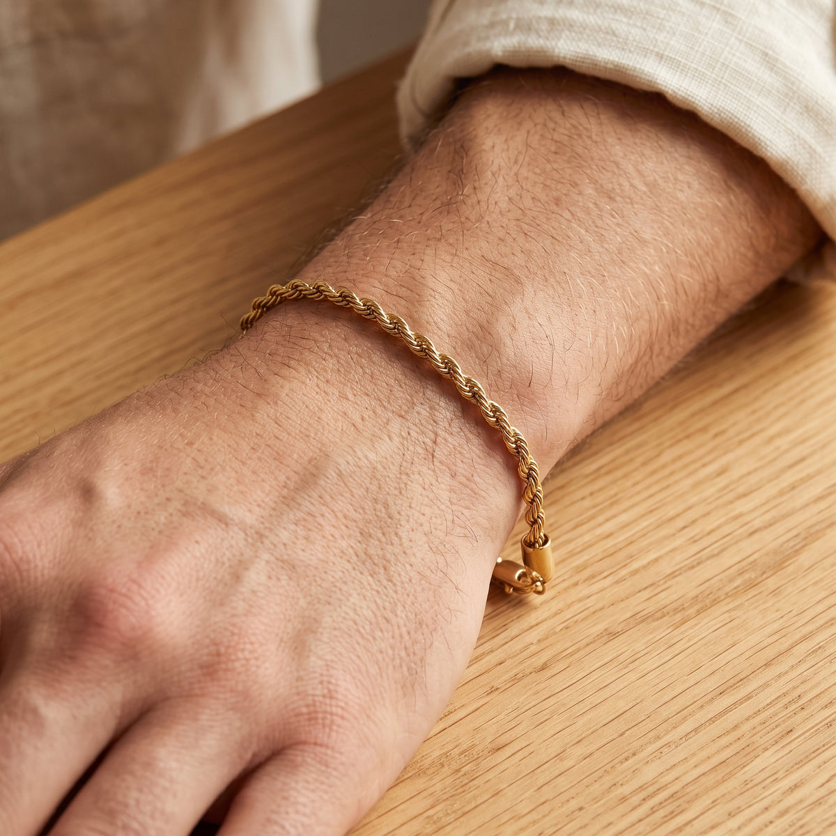 Rope Chain Bracelet | Gold