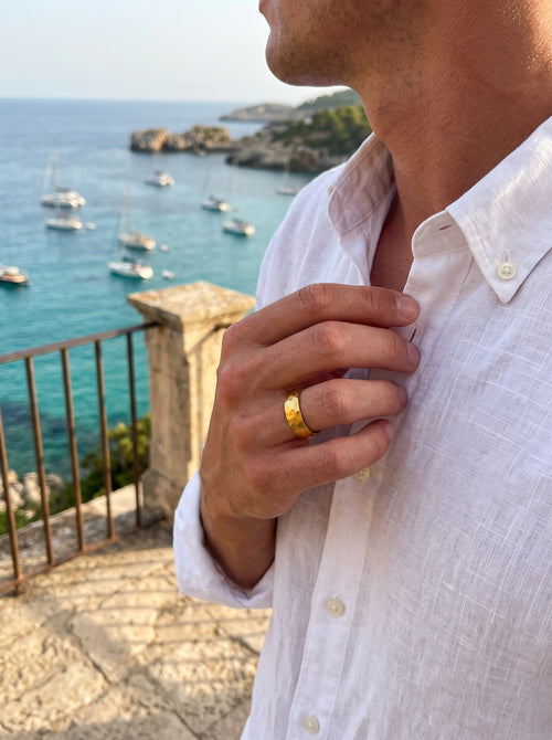 Brushed ring | Gold
