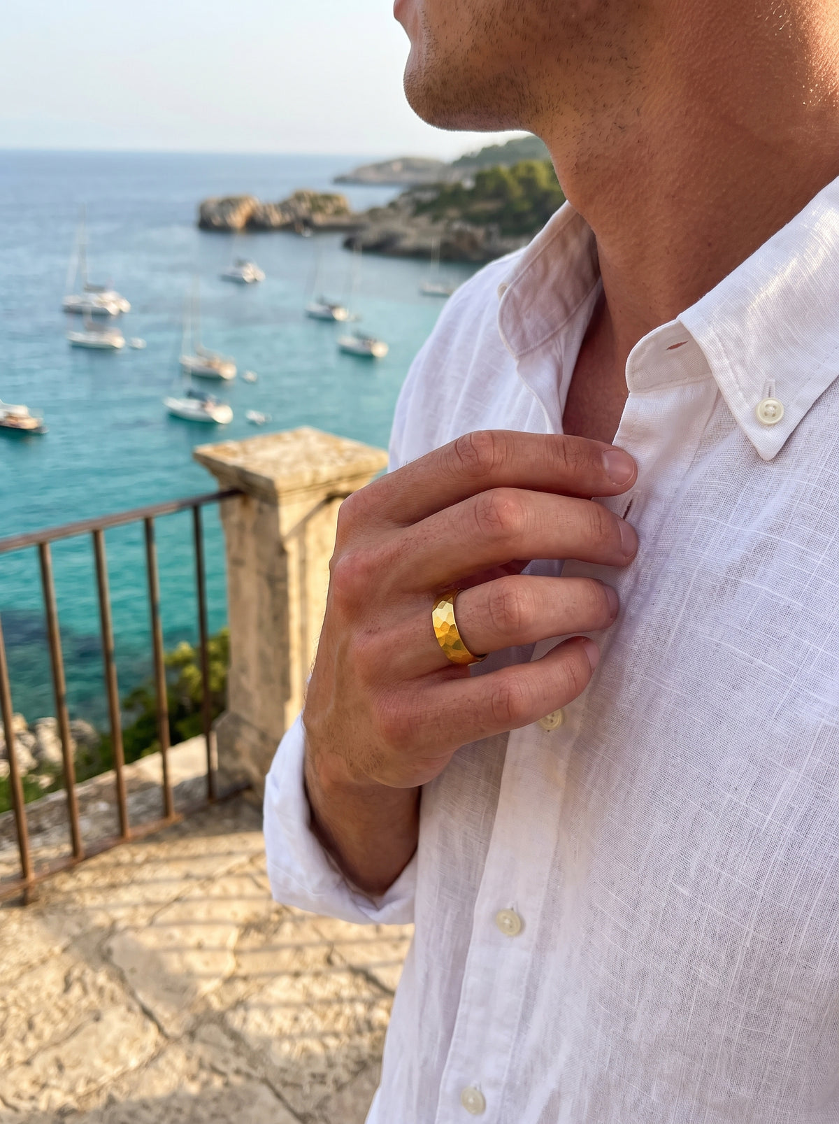 Brushed ring | Gold