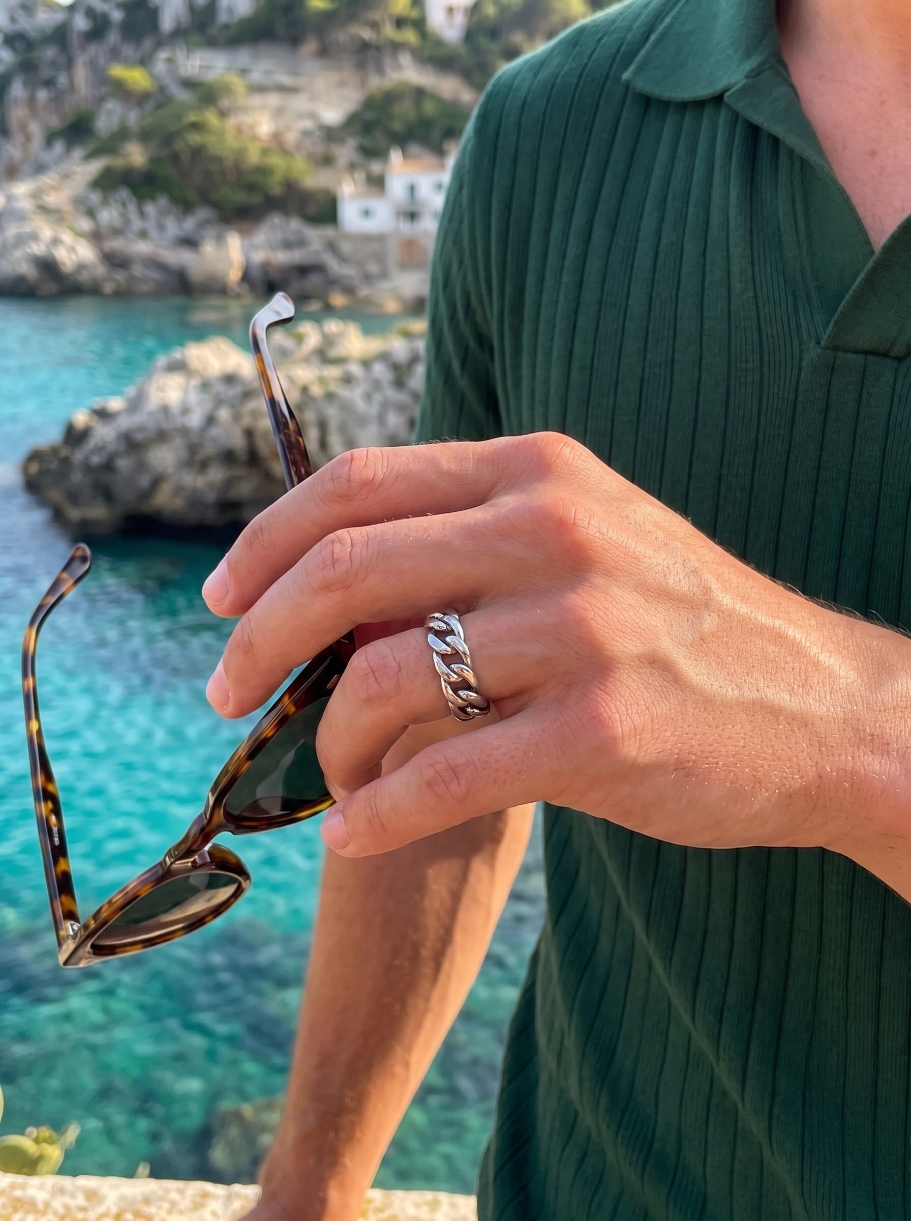 Apex Link Ring | Silver
