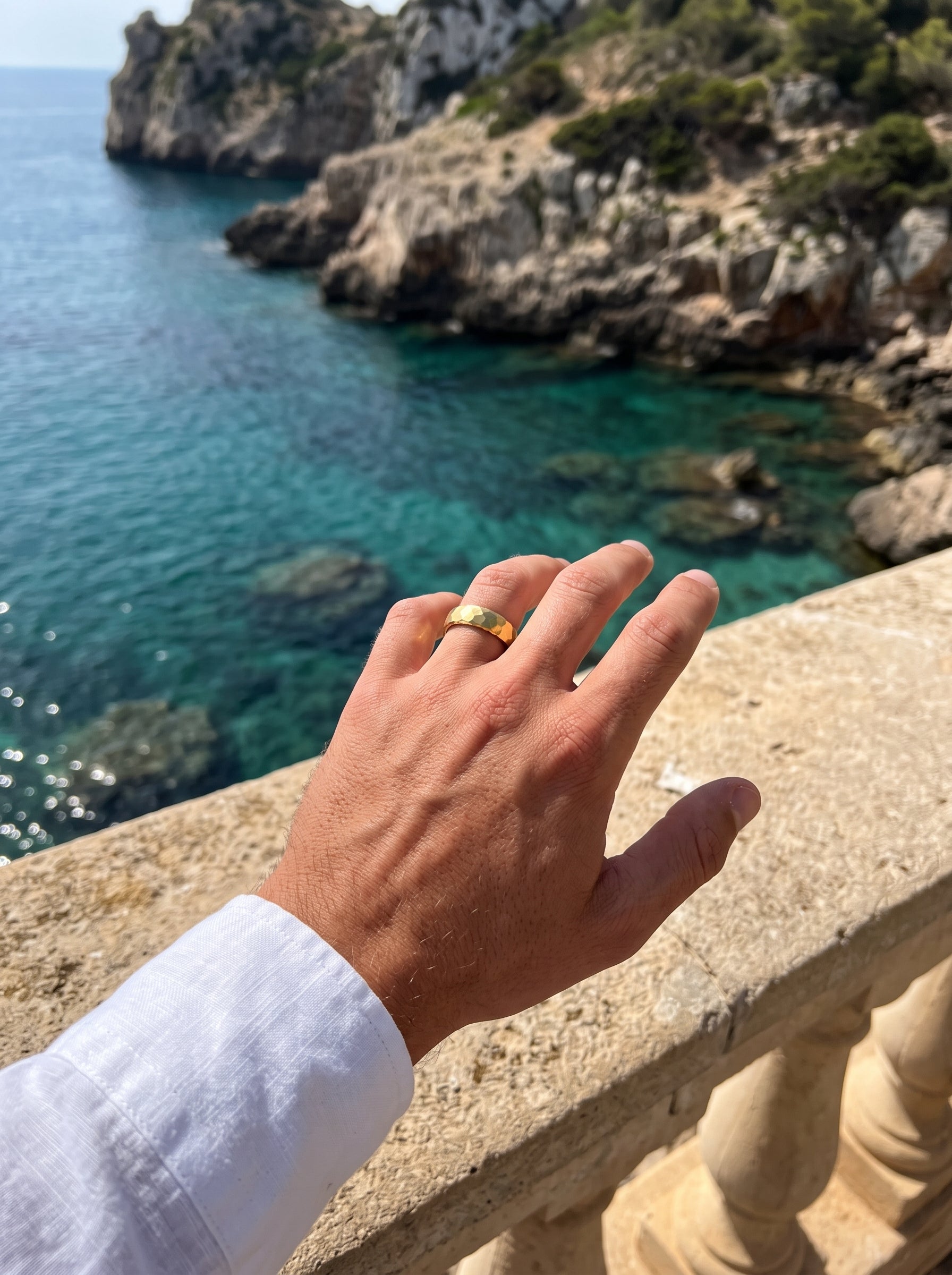 Brushed ring | Gold