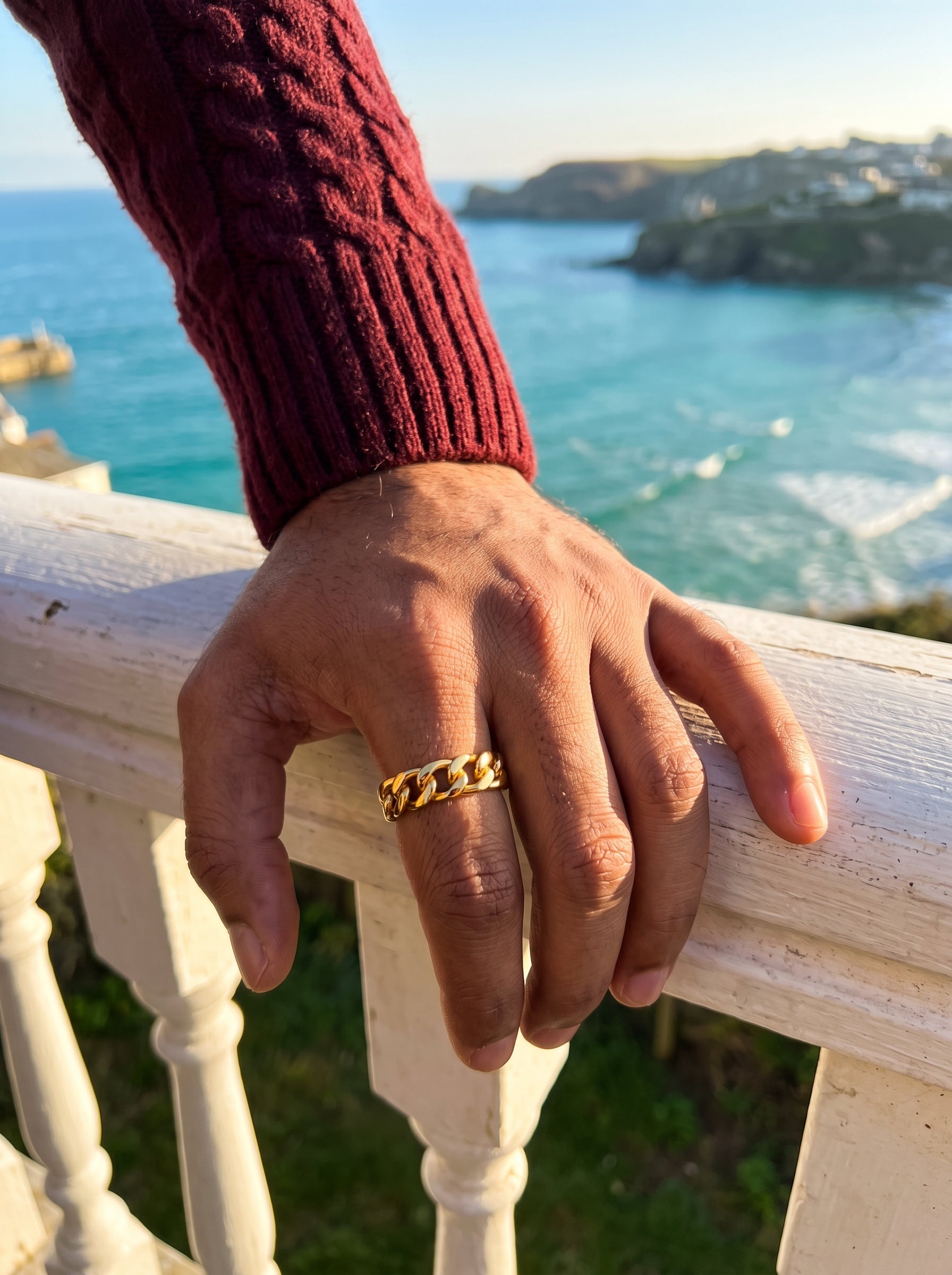 Apex Link Ring | Gold