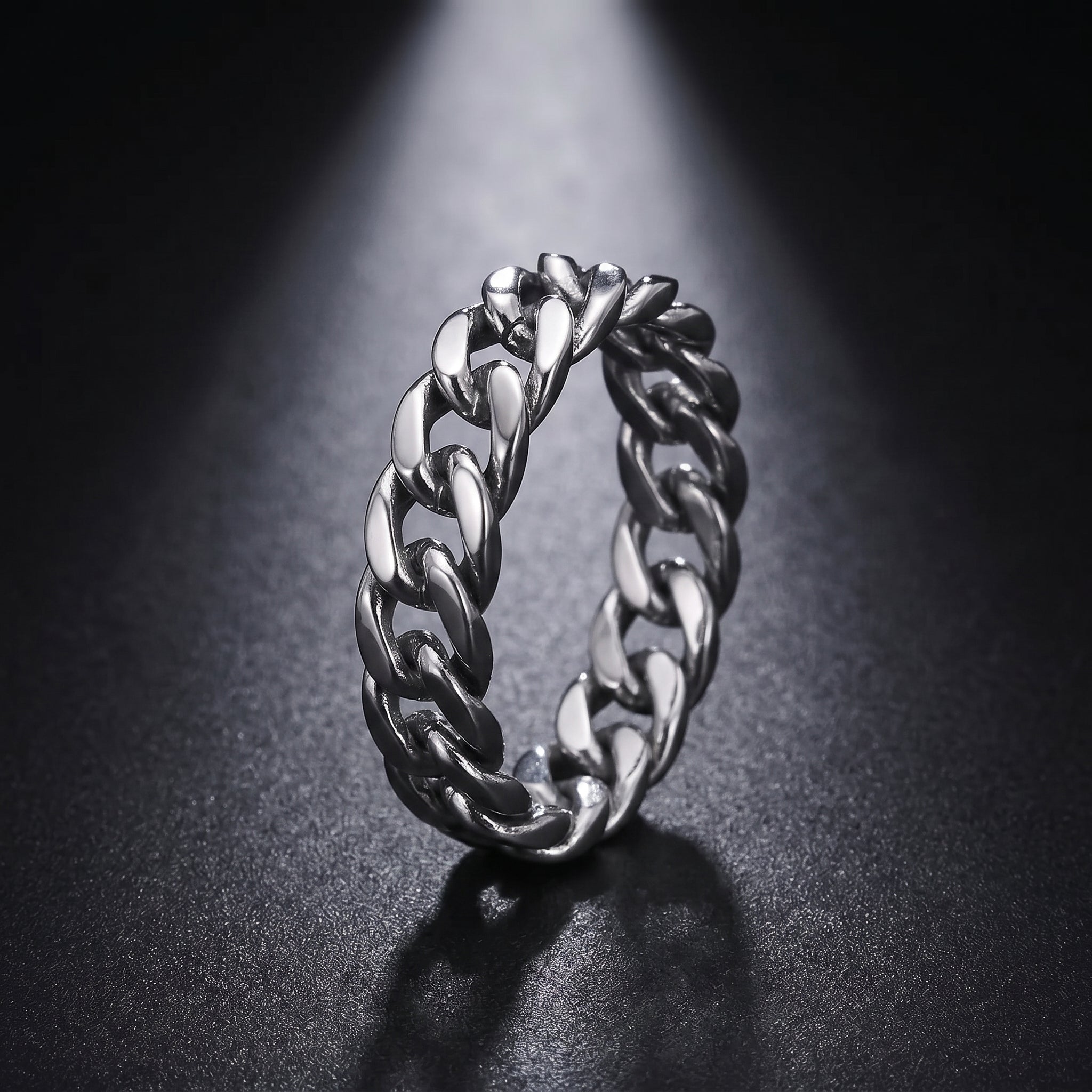 Apex Link Ring | Silver