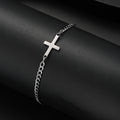 Side Cross Chain | Silver