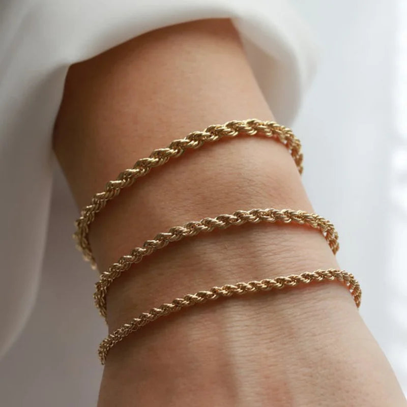 Rope Chain Bracelet | Silver
