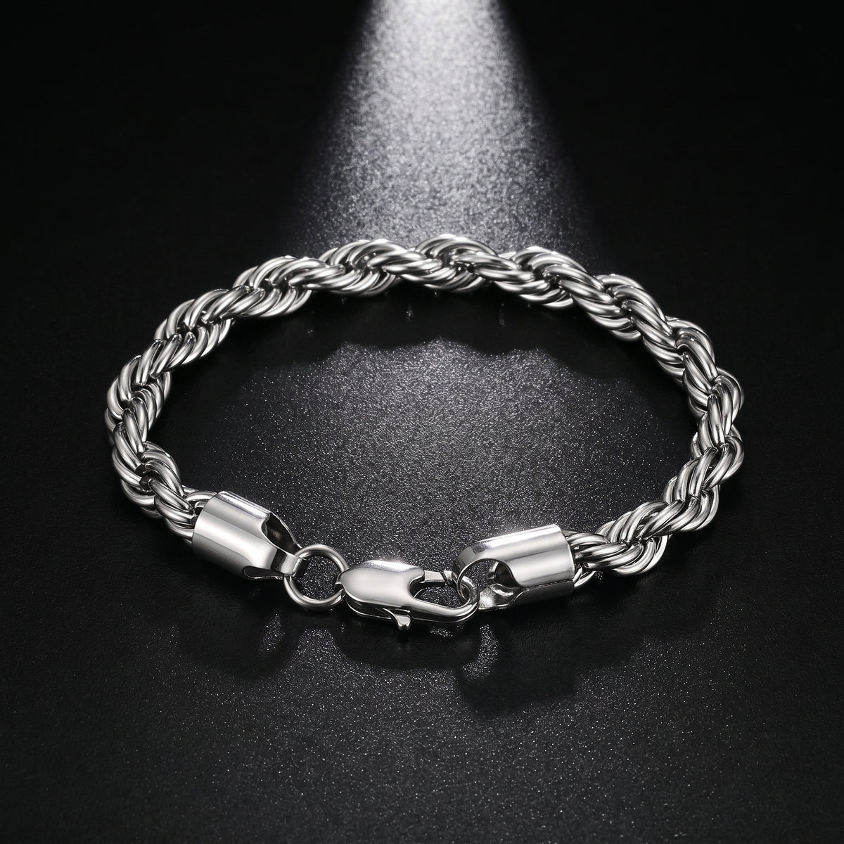 Rope Chain Bracelet | Silver