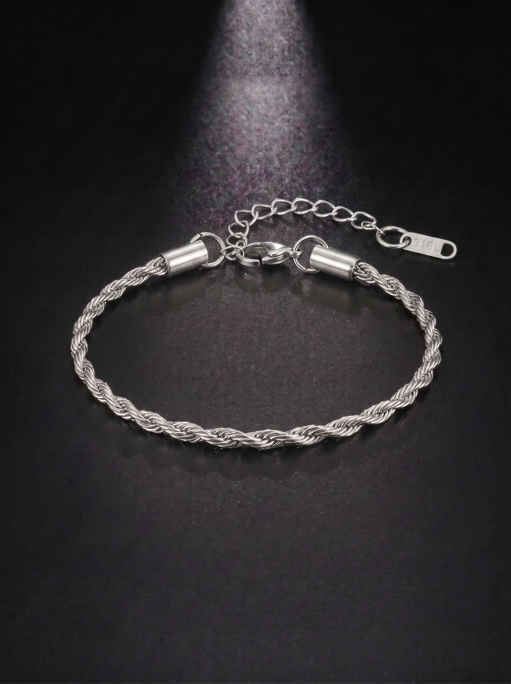 Rope Chain Bracelet | Silver