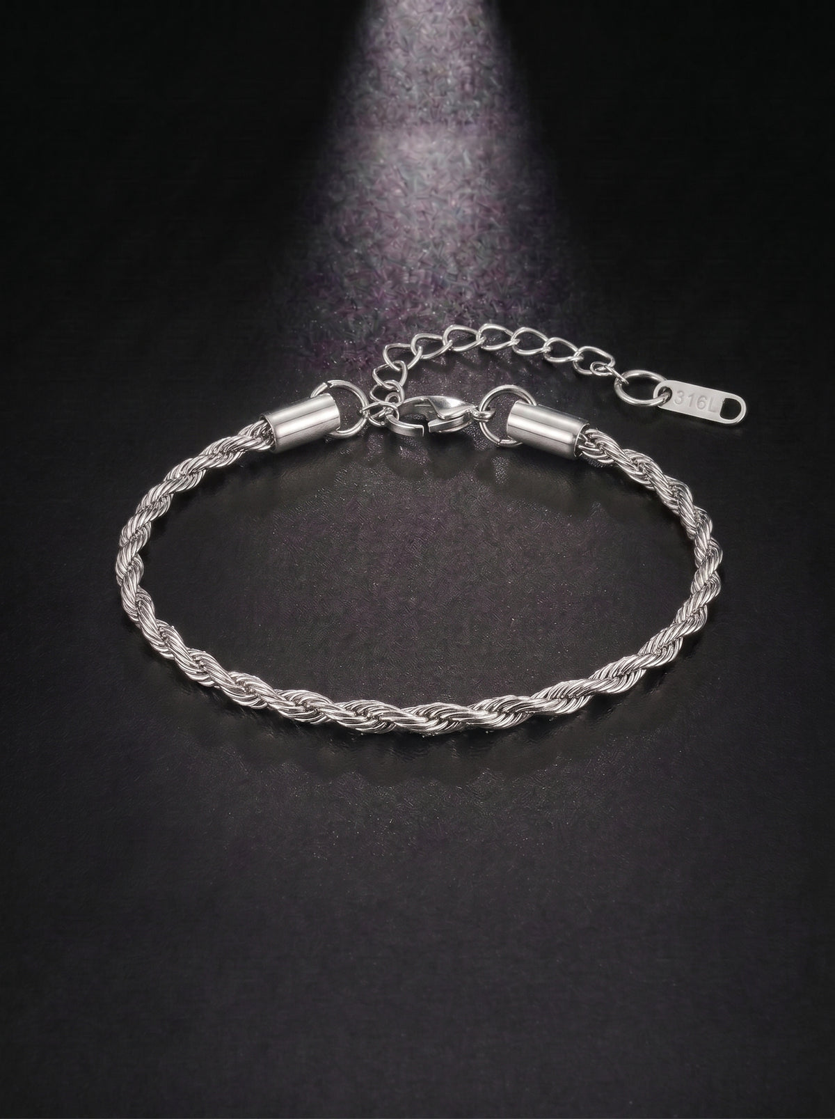 Rope Chain Bracelet | Silver