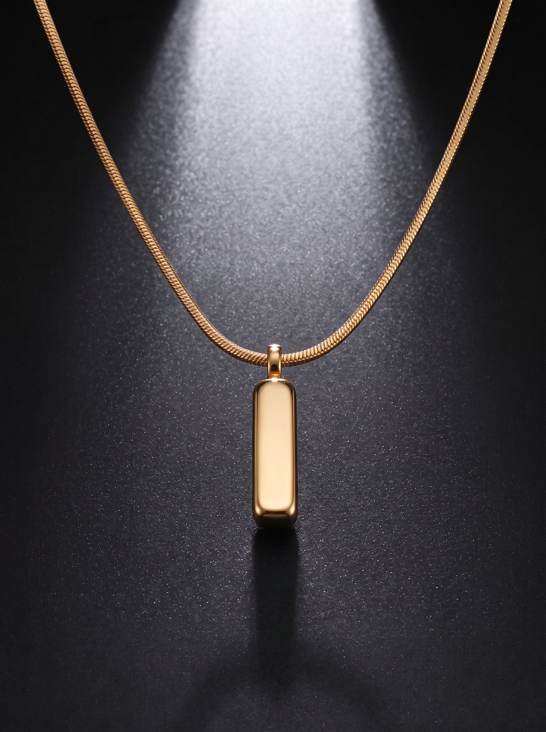 Snake Bar Pendant | Gold