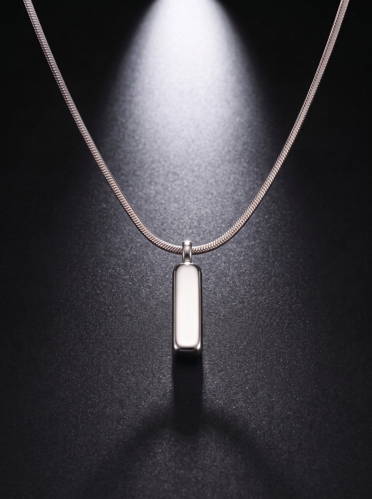 Snake Bar Pendant | Silver