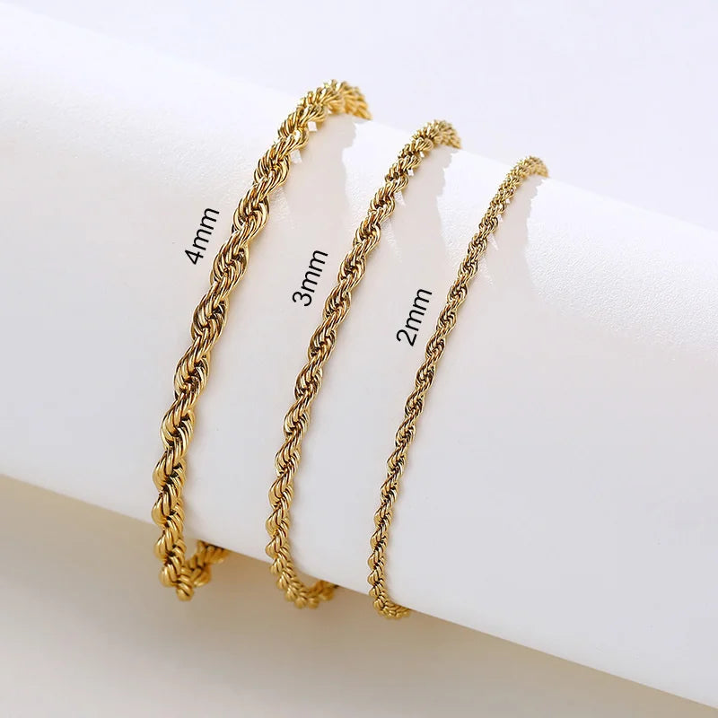Rope Chain Bracelet | Silver