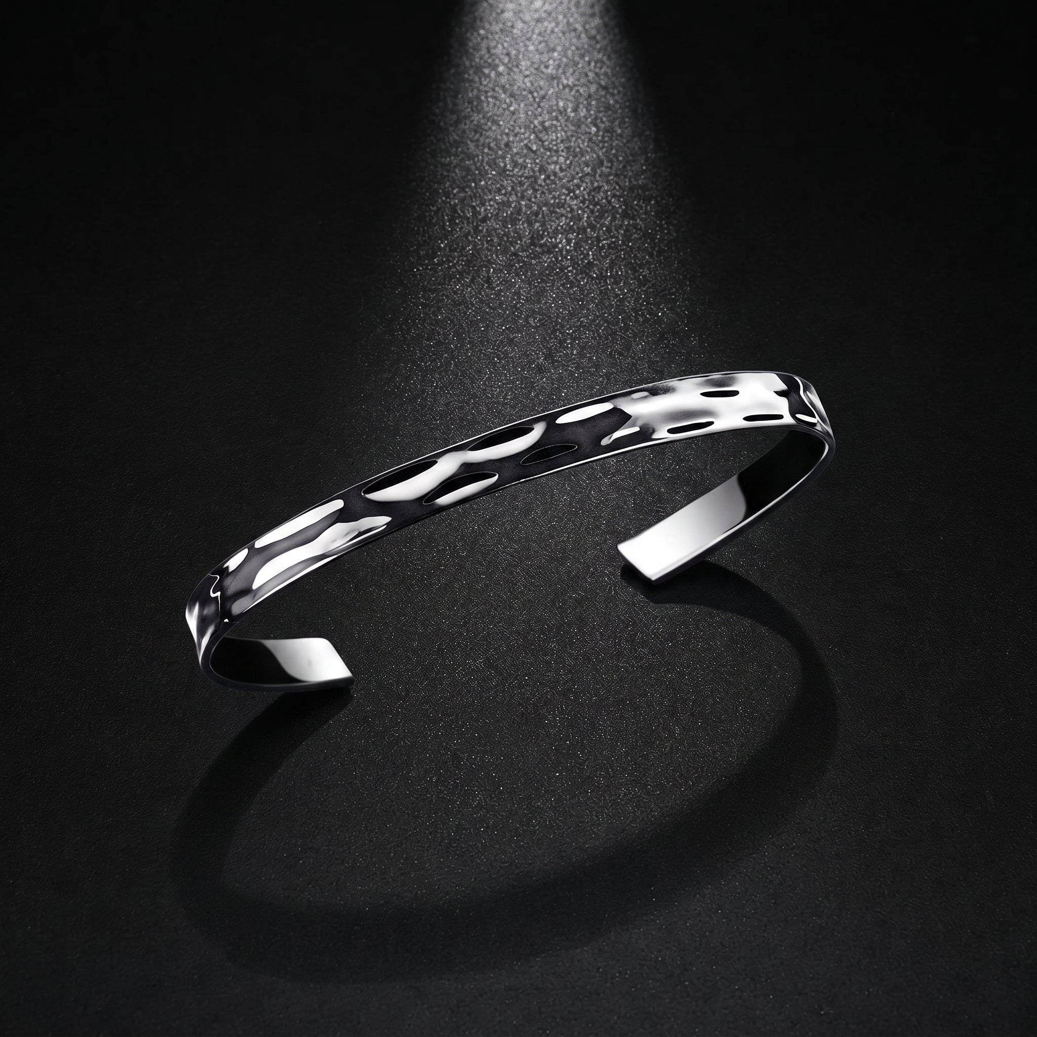 Polished C-Cuff | Silver