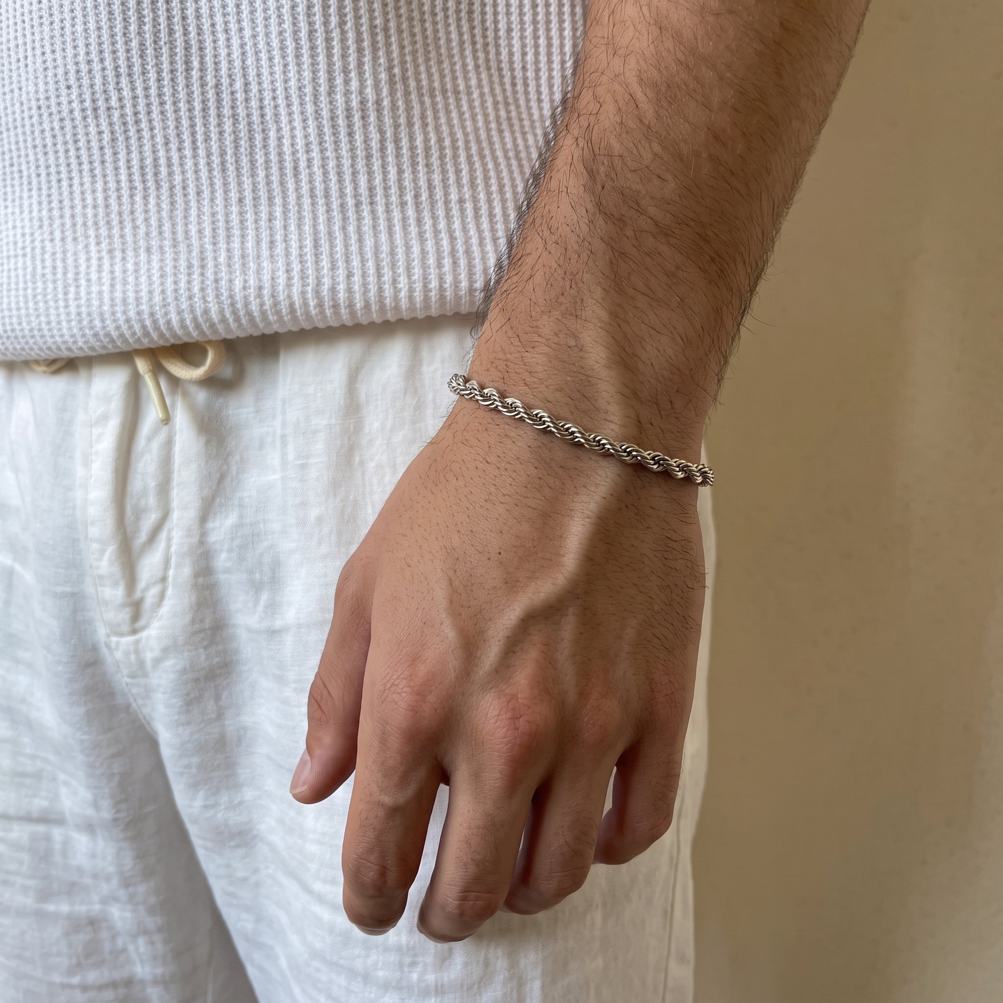 Rope Chain Bracelet | Silver